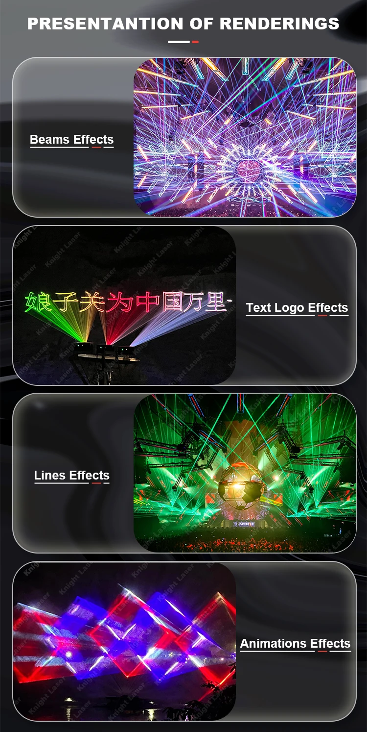 IP65 30w rgb app laser beam light show machine for outdoors
