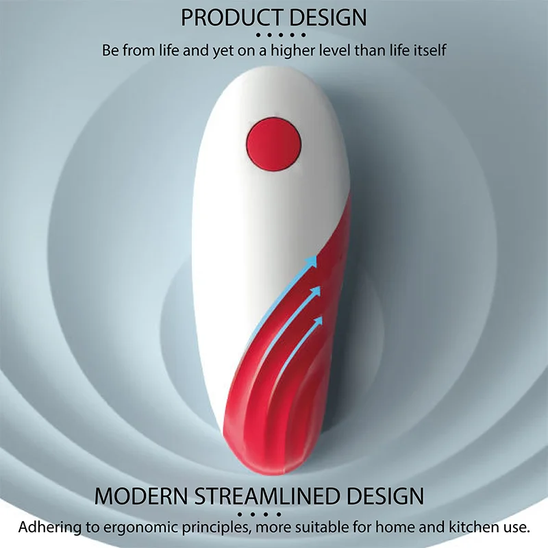 Professional One-Touch Automatic Electric Can Opener Safe Smooth Edge with Box Packing Suitable for Gift Stores