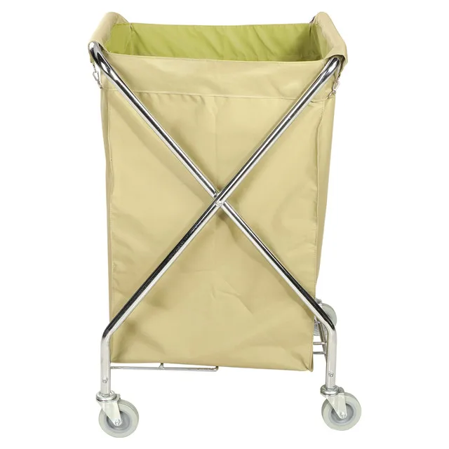 Hotel cleaning trolley AF08157 X-shape laundry cart