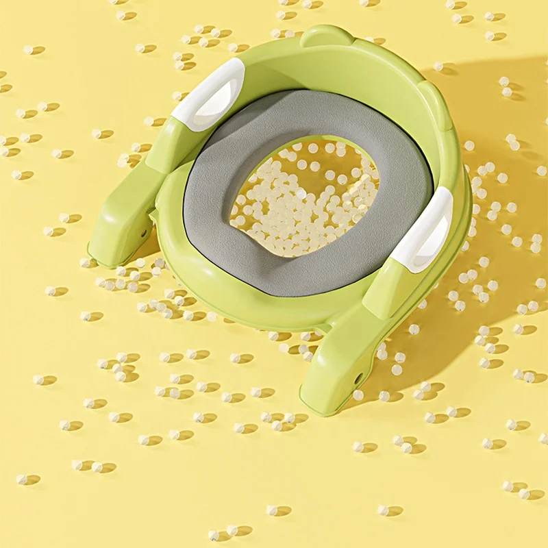 Modern newborn kids bathroom step ladder foldable 3 color portable infant toilet trainer baby potty foot stool