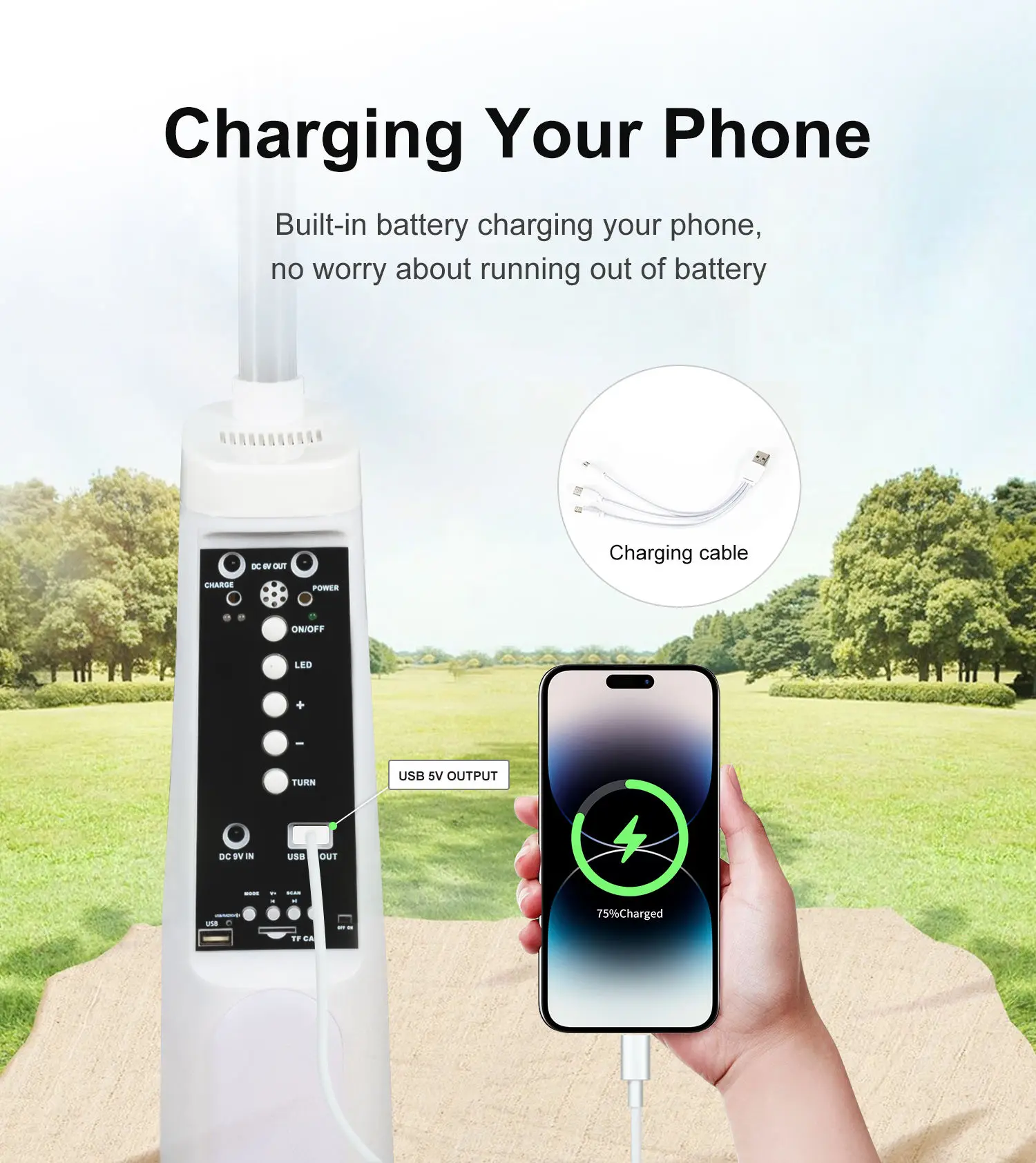 New Arrival Rechargeable 16Inch Solar Powered Standing Electric Fan Solar Fans for Home 18 Inch