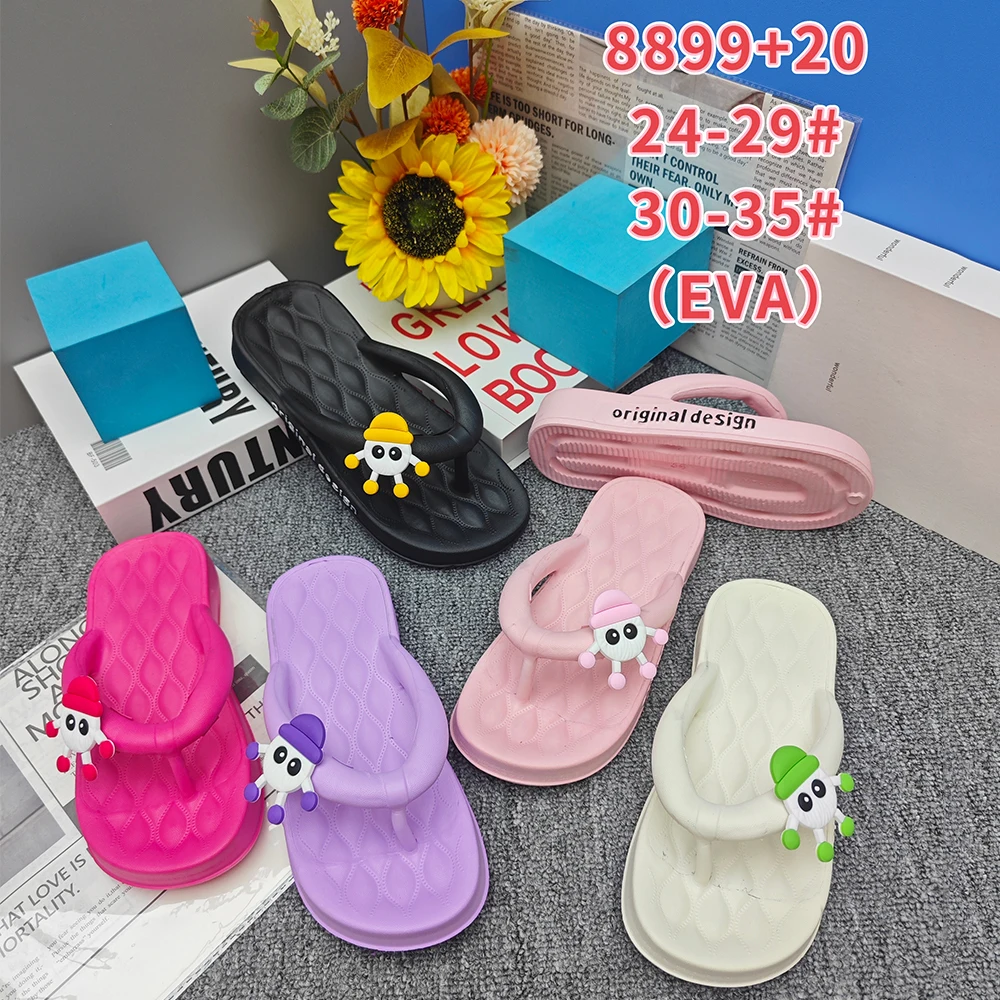 good price EVA summer children slippers popular funny nude kids slide flip flops slipper