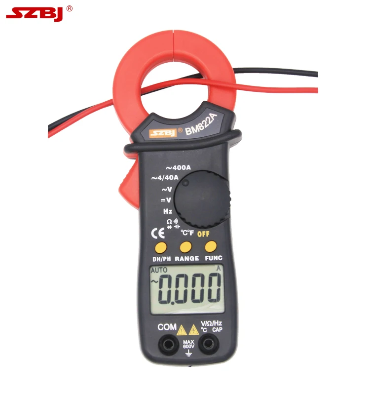  BM822A мини многофункциональное зажимное-от сети переменного тока 400A Цифровые токоизмерительные