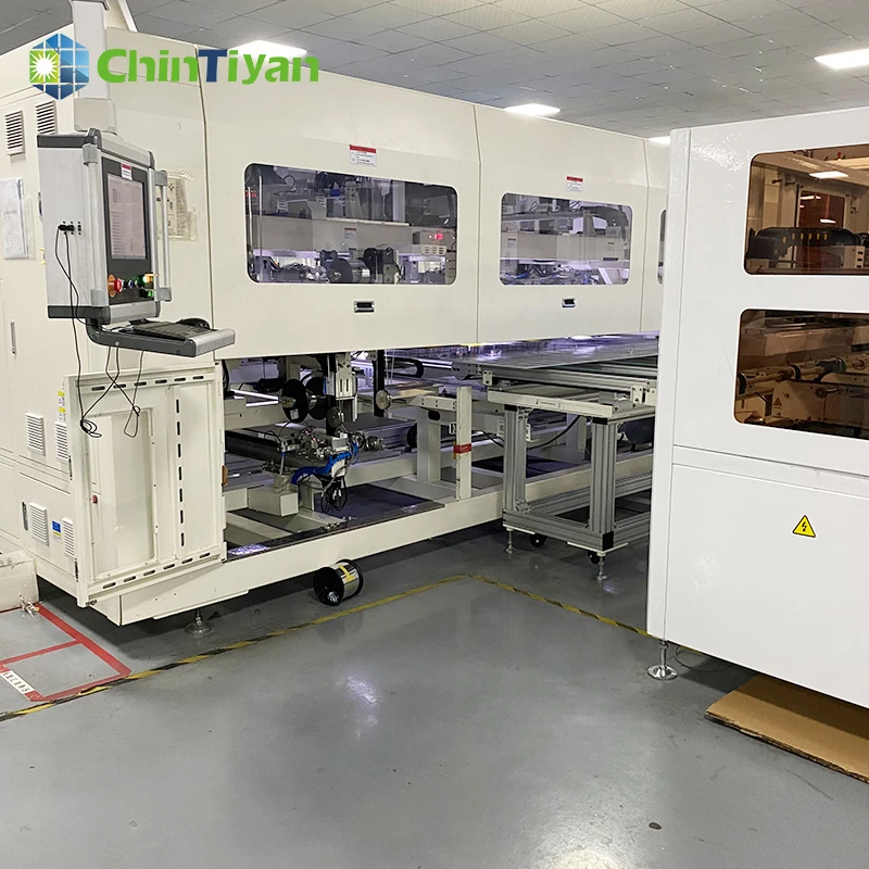 Bus Welding Machine solar panel production line Solar module assembly line
