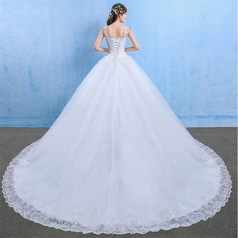 2020 fashion vestidos de novia V neck crystal embellished elegant mermaid simple bridal dress wedding gown