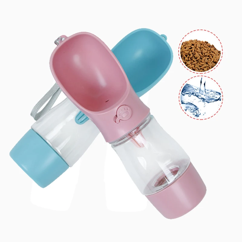 Manufacturer Multi Use Pet Water Bottle Dispenser Dog Leak Proof Outside Portable Water Food Bottle Pets Water For Cats And Dogs