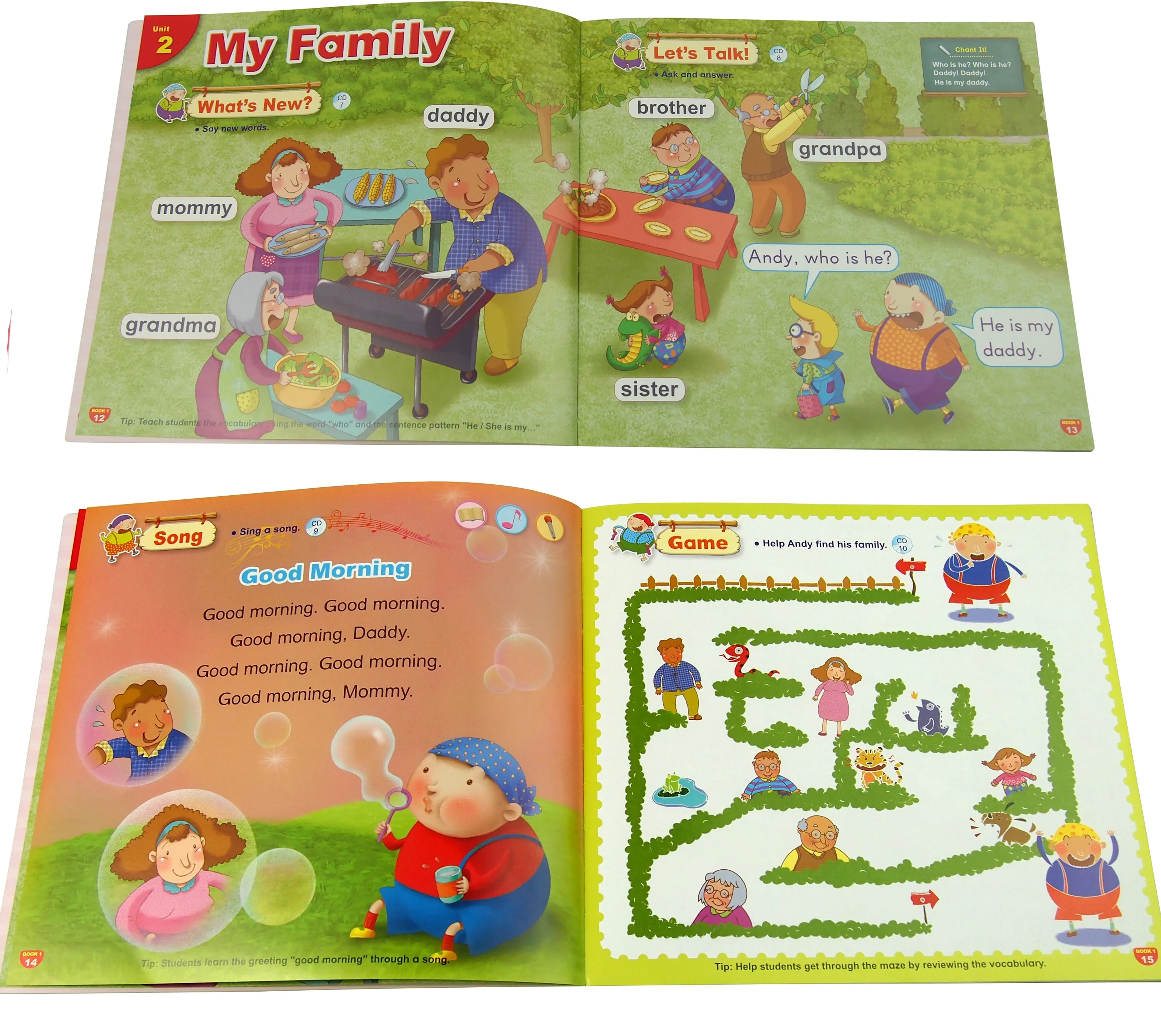 Kindergarten Sunny Kids Educational Study Audio Books Talkingpen Reader Learning English Books