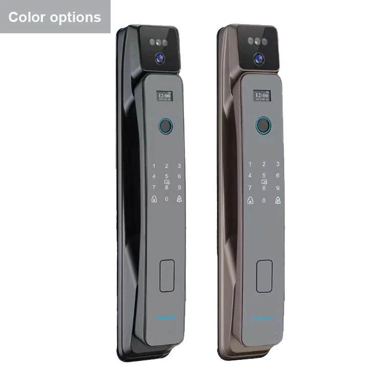 Easloc Electric Automatic Biometric Fingerprint Face Recognition Smart Door Lock Video Voice with Camera