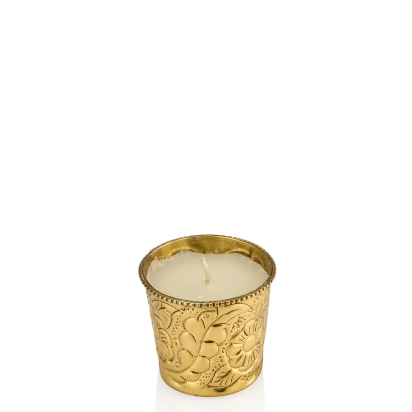 Hot Selling Best Quality Handmade Metal Glass Wax Filled Candle Jars  for Home and Garden Decoration