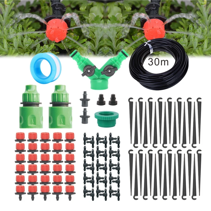 Wholesale smart 30M dripping garden kit sprinkler watering Irrigation System drip tape spray accessories Garden irrigation kit