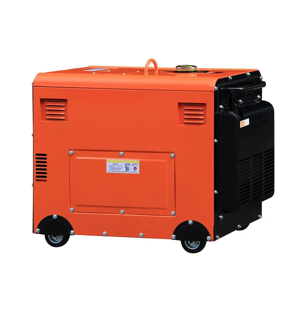  DG6500SE-5kw тихий портативный дизельный генератор с воздушным охлаждением для домашнего использования