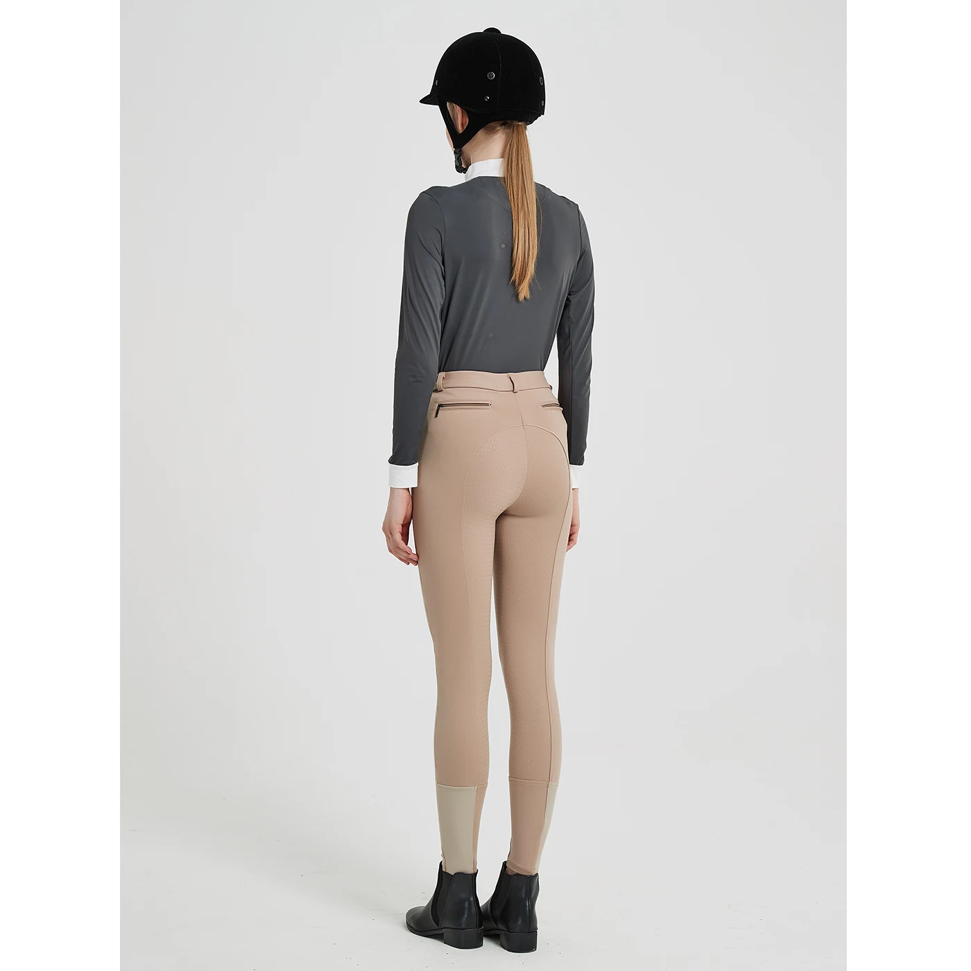 2021 Top selling horse  Equestrian  High waist customized  Silicone  Full seat  Horse riding pants  Breeches