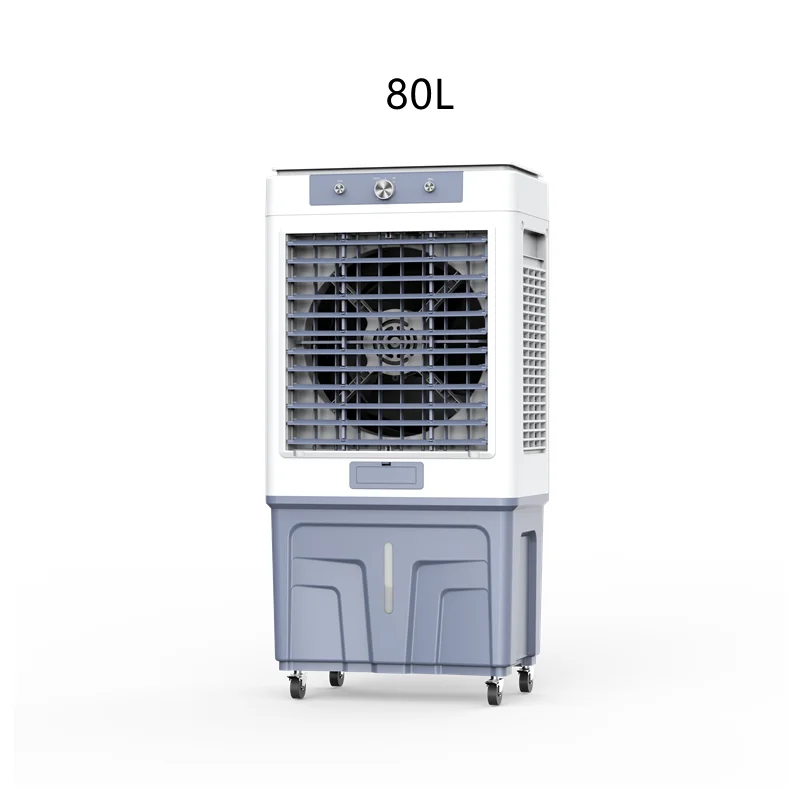 400W Factory Price Large  Outdoor Mobile 80L 60L 45L Water Evaporative Industrial Desert Air Cooler