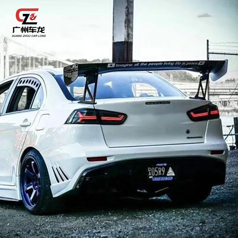 CAR REAR BUMPER KITS FOR MITSUBISHI LANCER EX REAR BUMPER UPGRADE TO VARI BODY KIT 2008-2015 PP EXTERIOR ACCESSORY COVER SYSTEM