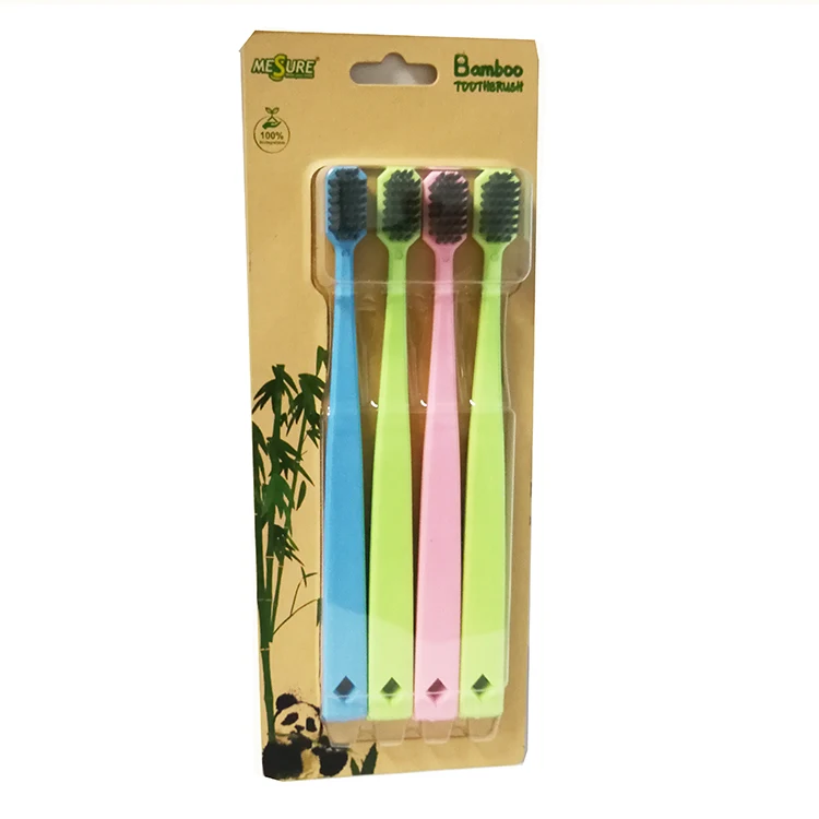 Corn starch Personalized own design adult toothbrush,OEM accept toothbrush factory