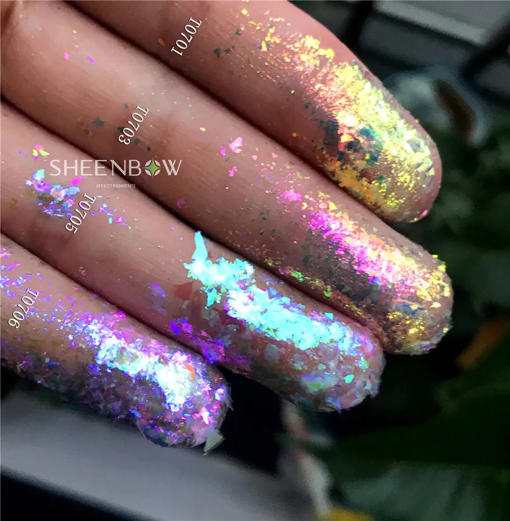 Wholesale Chameleon Loose Eyeshadow Glitter 7 Colors Private Label Loose Duochrome Pigment Eyeshadow