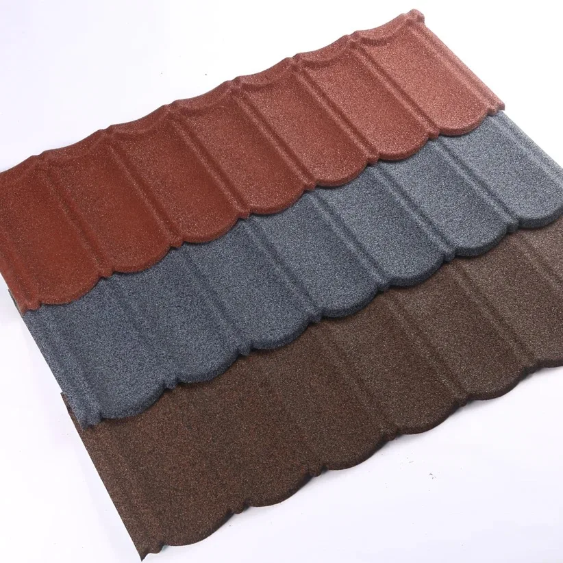 Custom Made Glazed Ceramic Tiles Anti-Fade Aluzinc Materials Galvalume Roofing Shingles Stone Coated Roof Tiles Steel Sheets