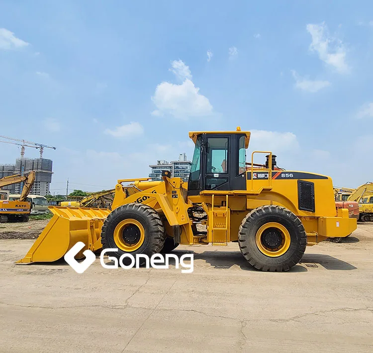 front end wheel loaders 5 ton occasion roues chargeur used liugong wheel loader 856 clg856h with low price