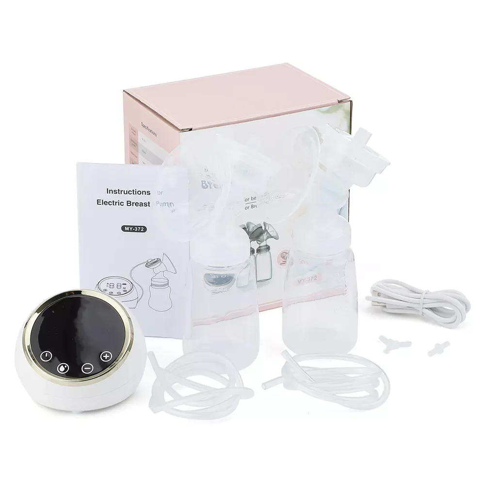 High Quality Dual Motor Breast Pump Convenient Food Grade Baby Feeder Hands Free Smart Breast Pump