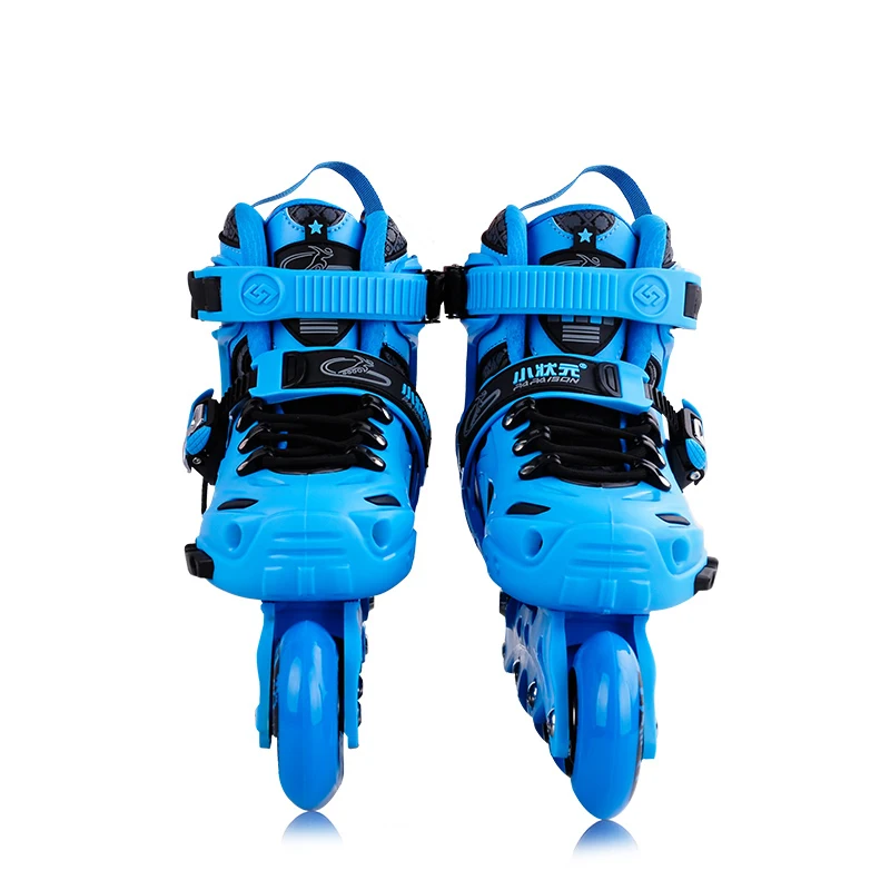 Popular kids hard boots slalom skates adjustable inline skates carbon steel ABEC-7 bearing roller skates for boys girls children
