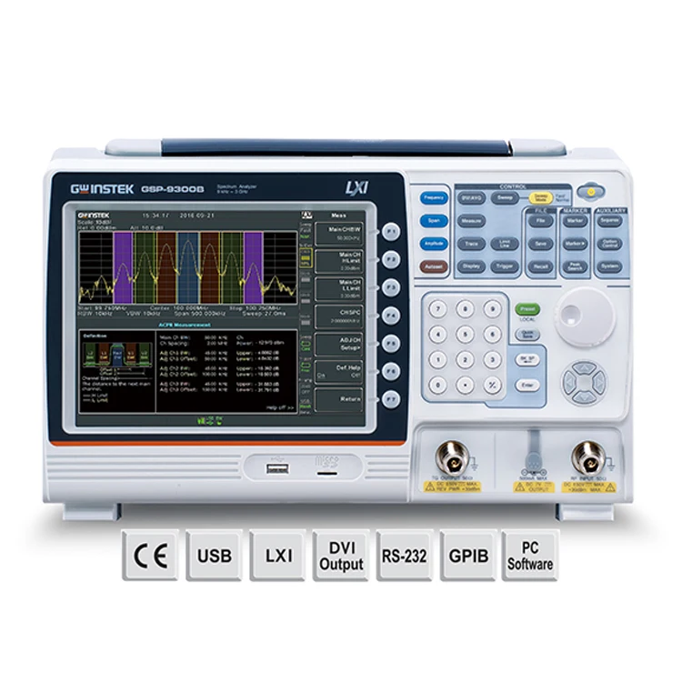 gwinstek GSP-9300B 9kHz ~ 3 GHz  Spectrum Analyzer Function model Technical indicators