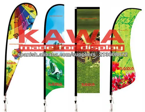 3m polyester knitted with fabric for promotional teardrop flag banner with wholesale price for custom advertising and exhibition