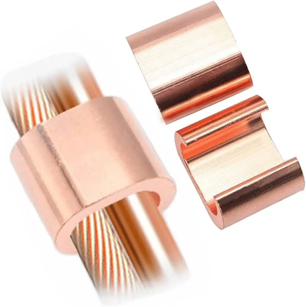 C Type Copper Crimp Connector Lug Copper Crimp Cable Lugs