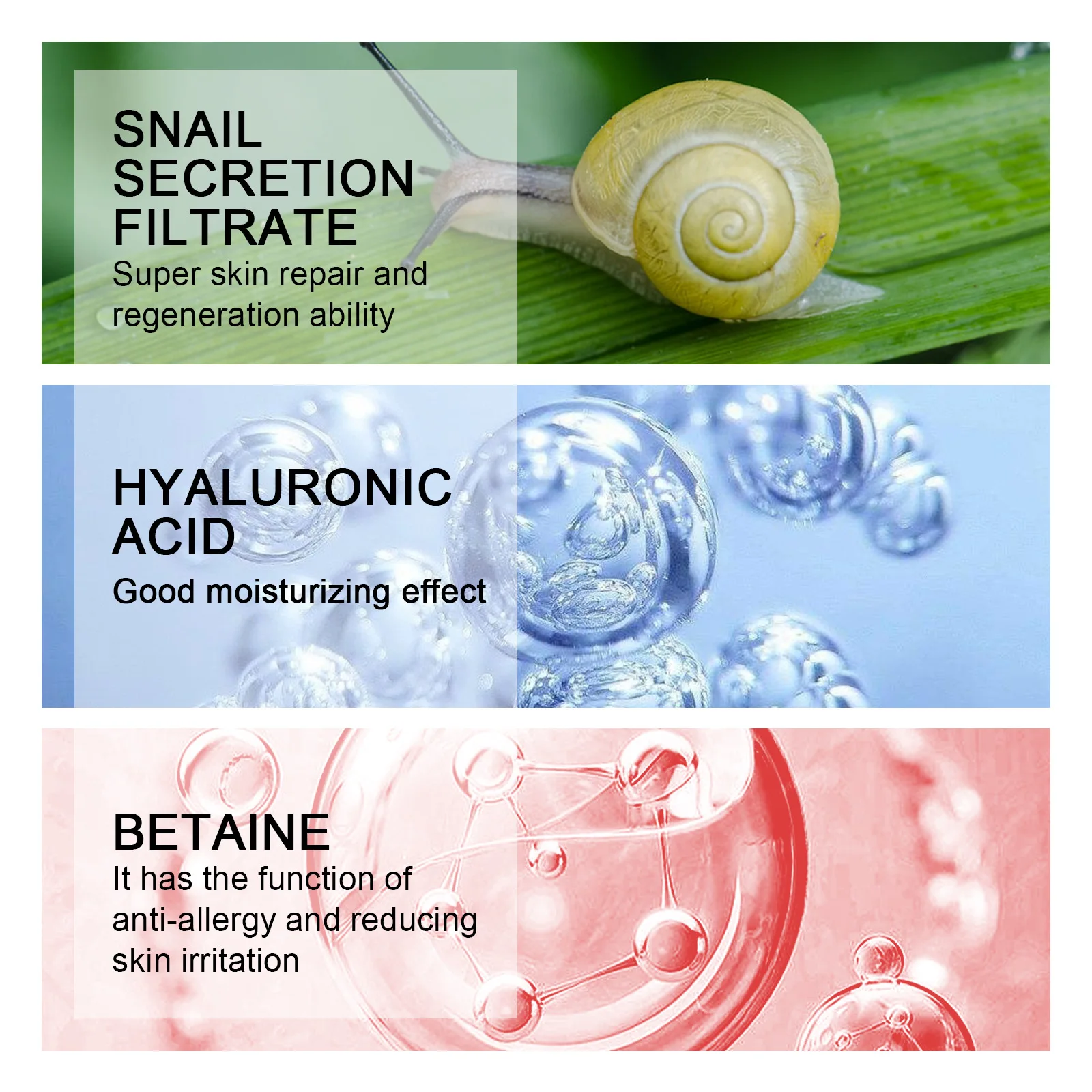 Advanced All In One Snail Cream Repair and Soothes Sensitized Skin Snail Mucin Moisturizing Anti Aging Snail Mucin Facial Cream