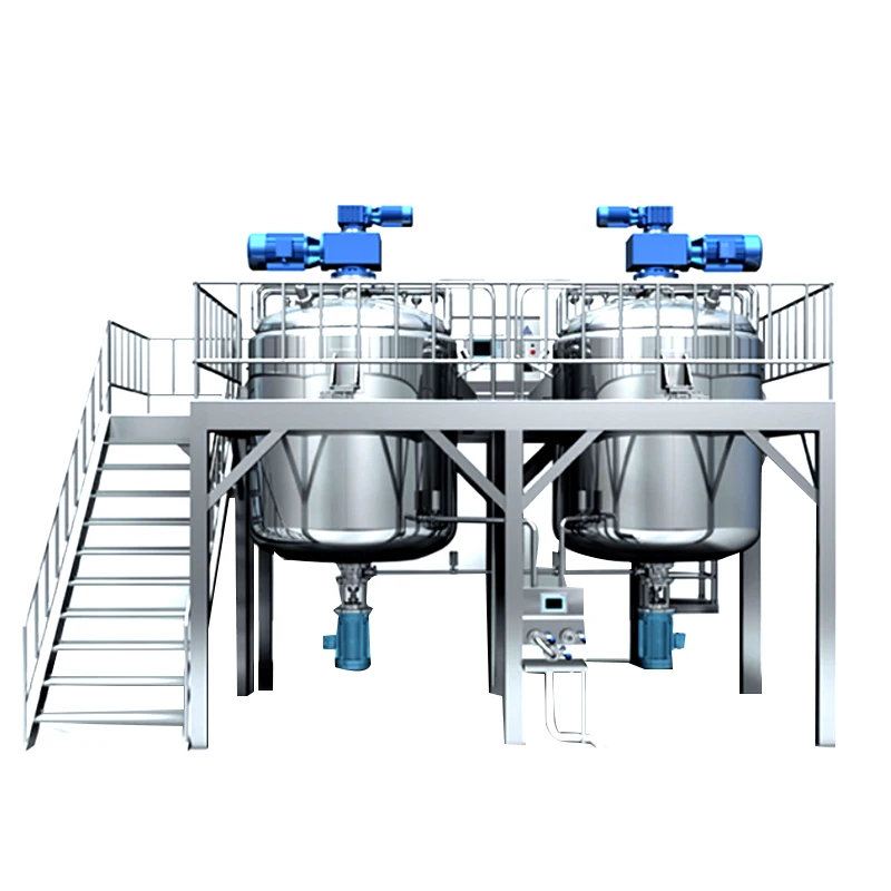 Yvm-f-2000l cycling cosmetic making machine customized vacuum homogeneous emulsifier