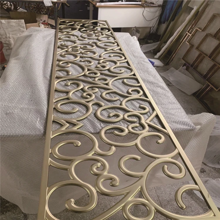 
Stainless Steel Perforated Metal Screen Laser Cut Panels metal Partition for Office 