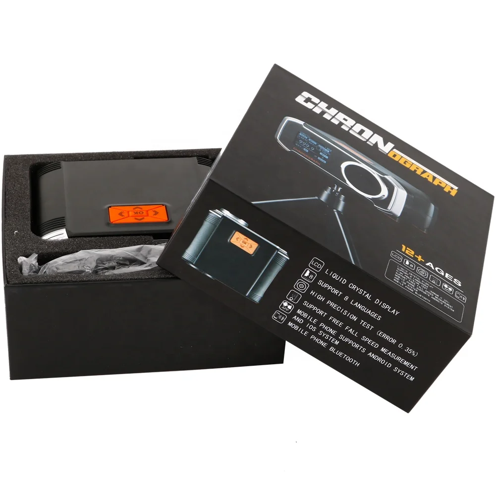 Action Union Shooting Speed Tactical Tester LCD Screen Shooting Chronograph Tester BBS Blue teeth linker w/Tripod