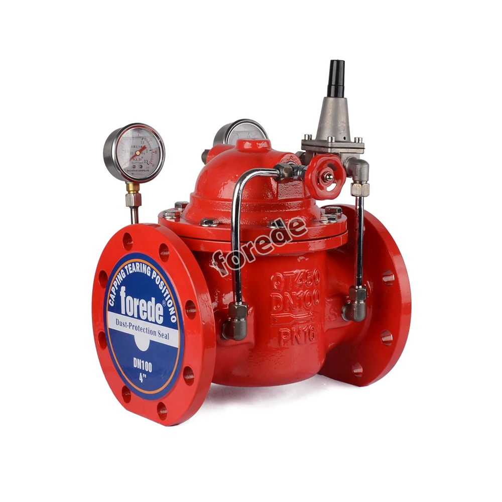 forede 3 inch  ductile iron pressure reducing valve for water