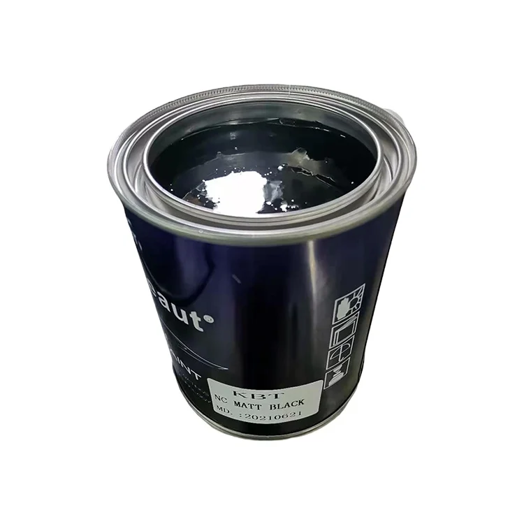 Nitrocellulose N202 NC Paint Matt Black For Car Repair