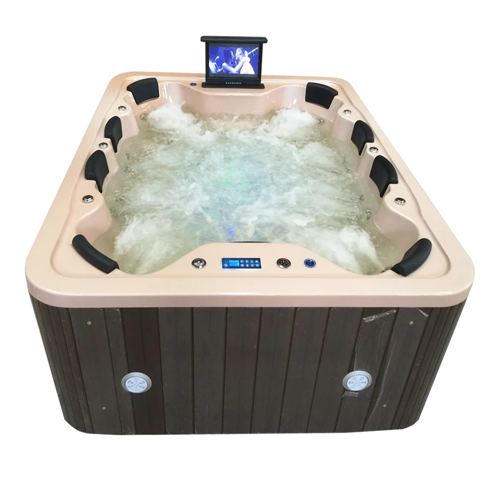 HS-B018G spa на 8 человек/Гидромассажная Ванна выше земли/Гидромассажная мест