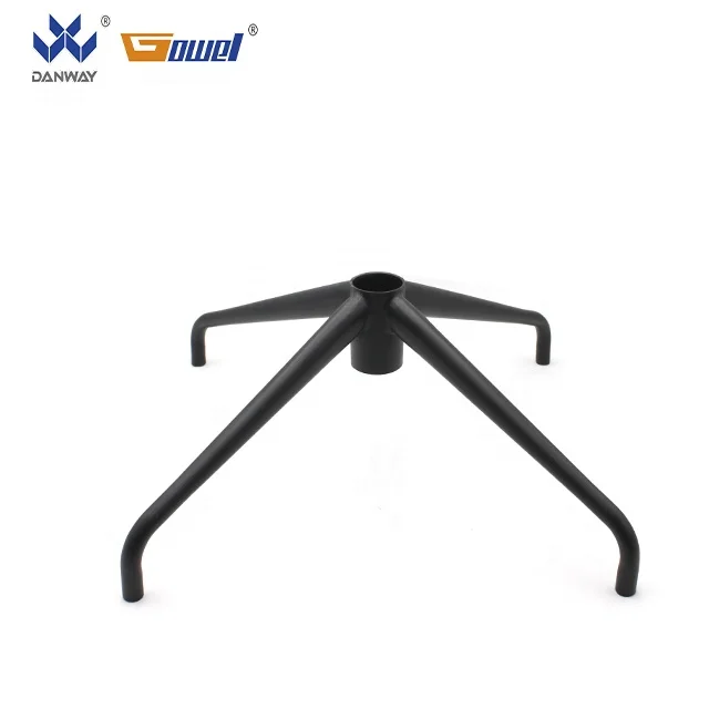 Delicate practical office furniture hardware smart accessories metal 4 leg office chair parts