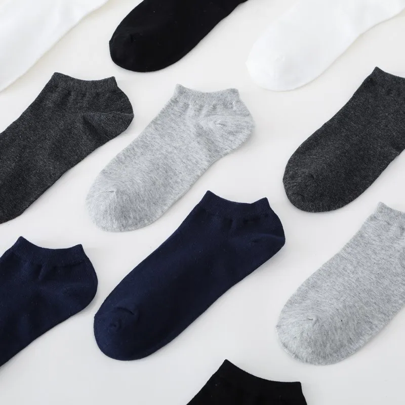 Factory Free Sample Plain Solid Color Polyester Socks Wholesale Cheapest Durable Socks Men Cotton