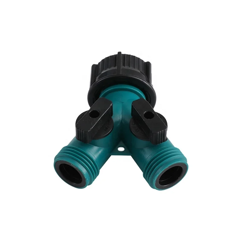 Gardening Plastic Water Pipe Connector Outdoor Household Irrigation Joint High Pressure Fast Diverter Connector Faucet Valve