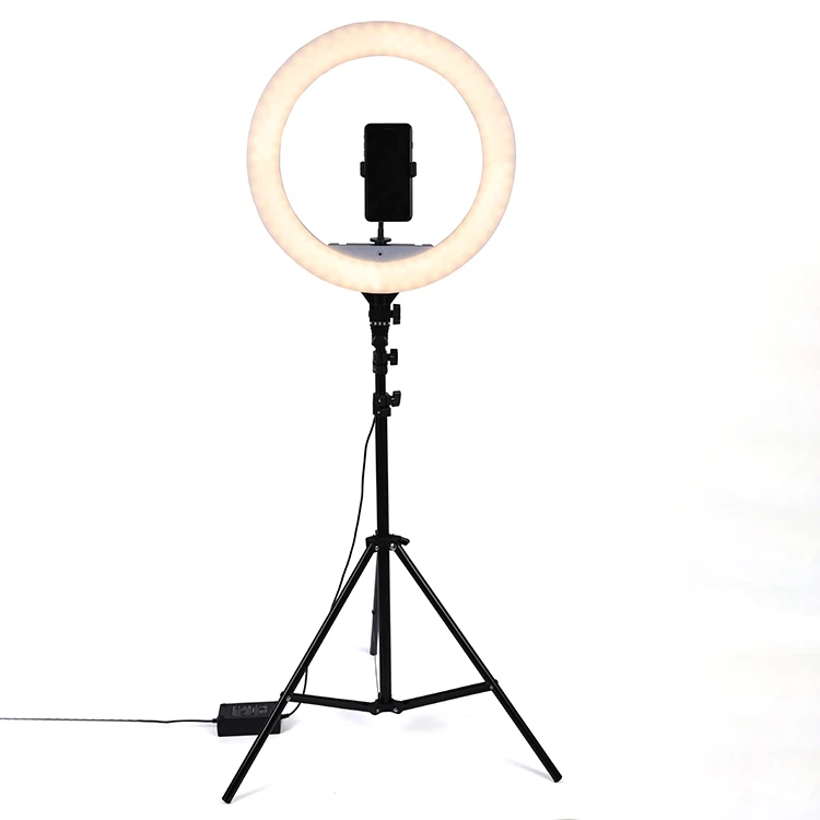 
Ring light 18 inch led Dimmable ring light led photography 3200K/5500K 65W ringlight lamp for makeup 