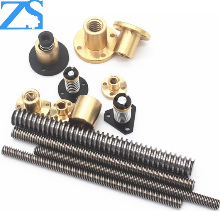 Stainless steel trapezoidal Lead screw 16mm TR16X8 pitch 8mm