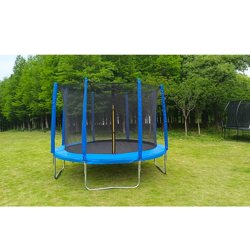 Cheap 6ft 8ft 10ft 12ft 14ft 15ft 16ft Big Garden Round Outdoor Indoor Trampoline With Enclosure Safety Net for sale