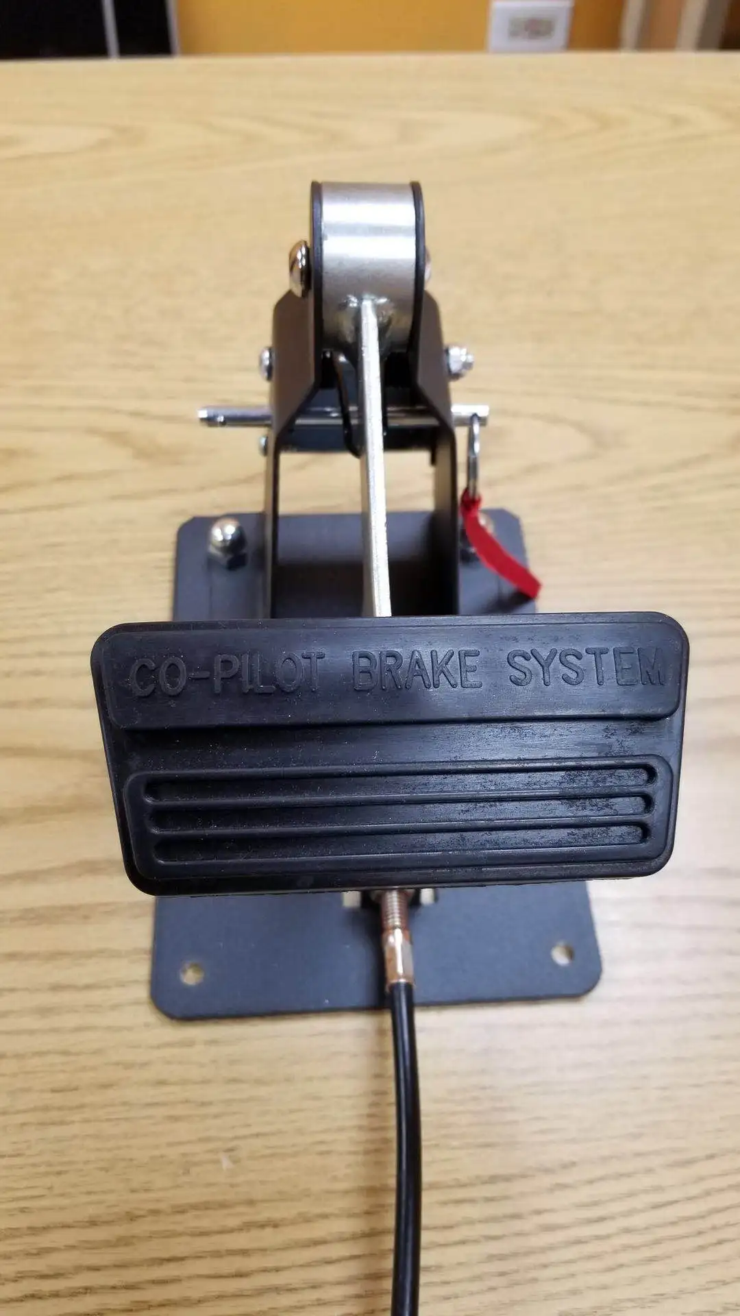 dual brake for driving training car