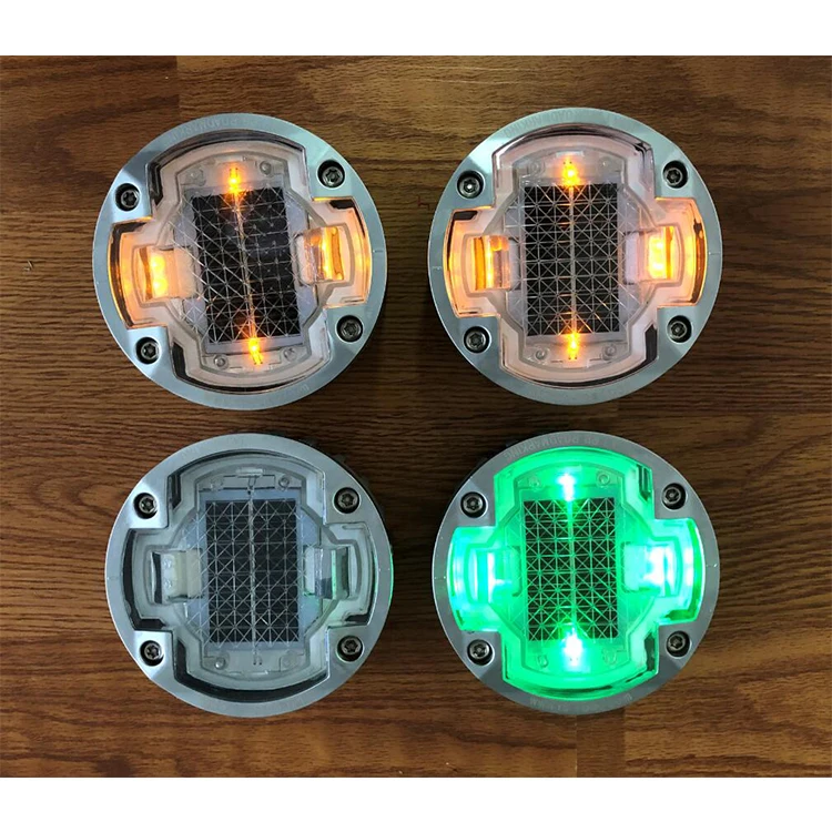 Aluminum reflective led cat eye solar road stud Driveway Marker