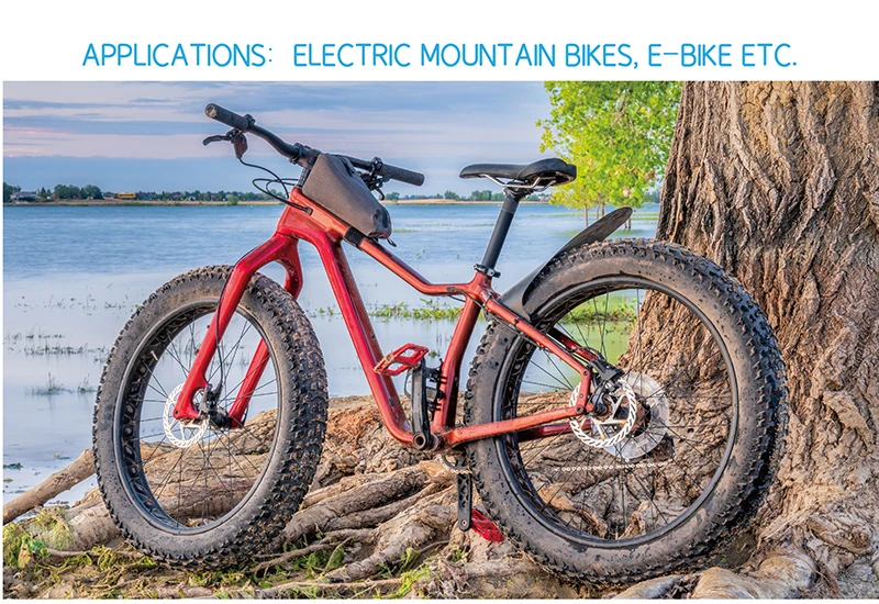 Nedong 20x4.0 E-bike Non deflated tires light and elastic solid tire Bicycle Tyre Bike Parts