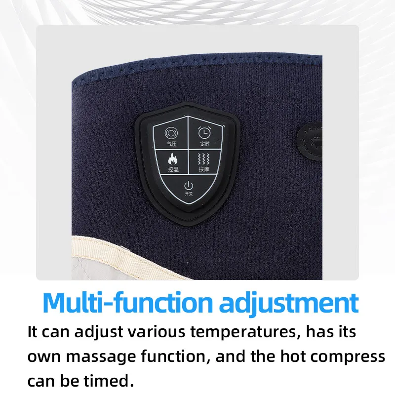 Heating and Vibrating Knee Massager Heating Pad Knee Brace Wrap for Relief Arthritis Knee Shoulder Pain