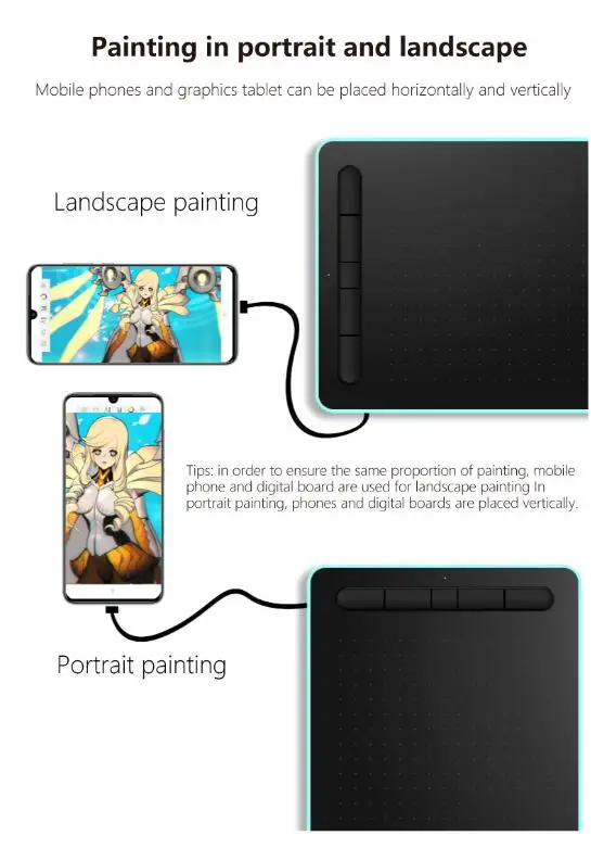 
Cheap VSON WP9620 professional electromagnetic write digital USB Art Drawing pen board Graphic Tablet 