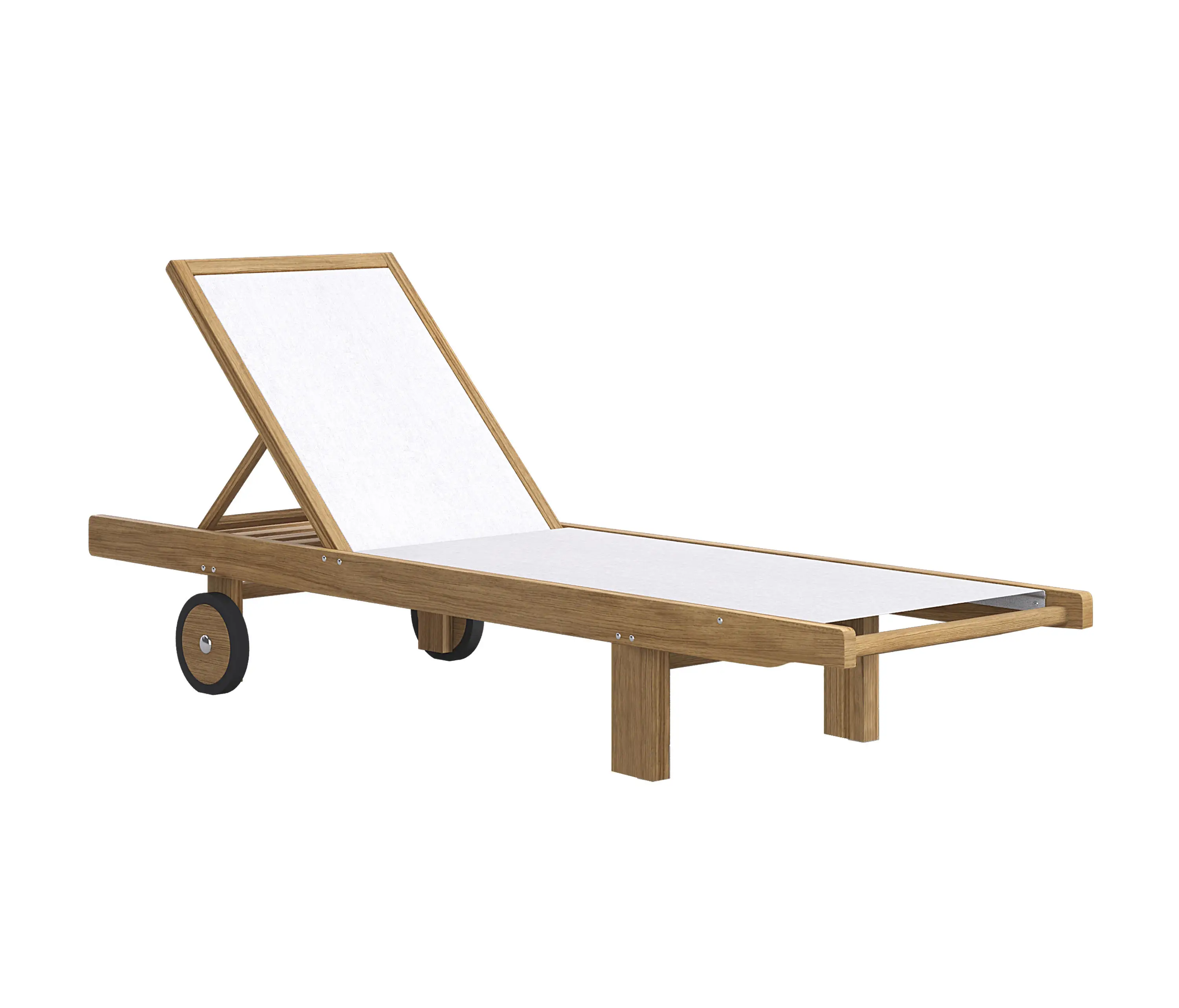 Best Selling  high quality adjustable wooden teak Sun Loungers  for beach hotels Chair Outdoor