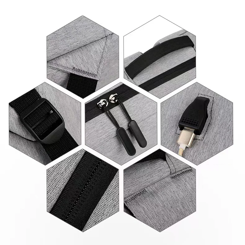 2024 Wholesale fashion custom laptop bag mochilas men women outdoor School Computer Business USB bag pack laptop backpack