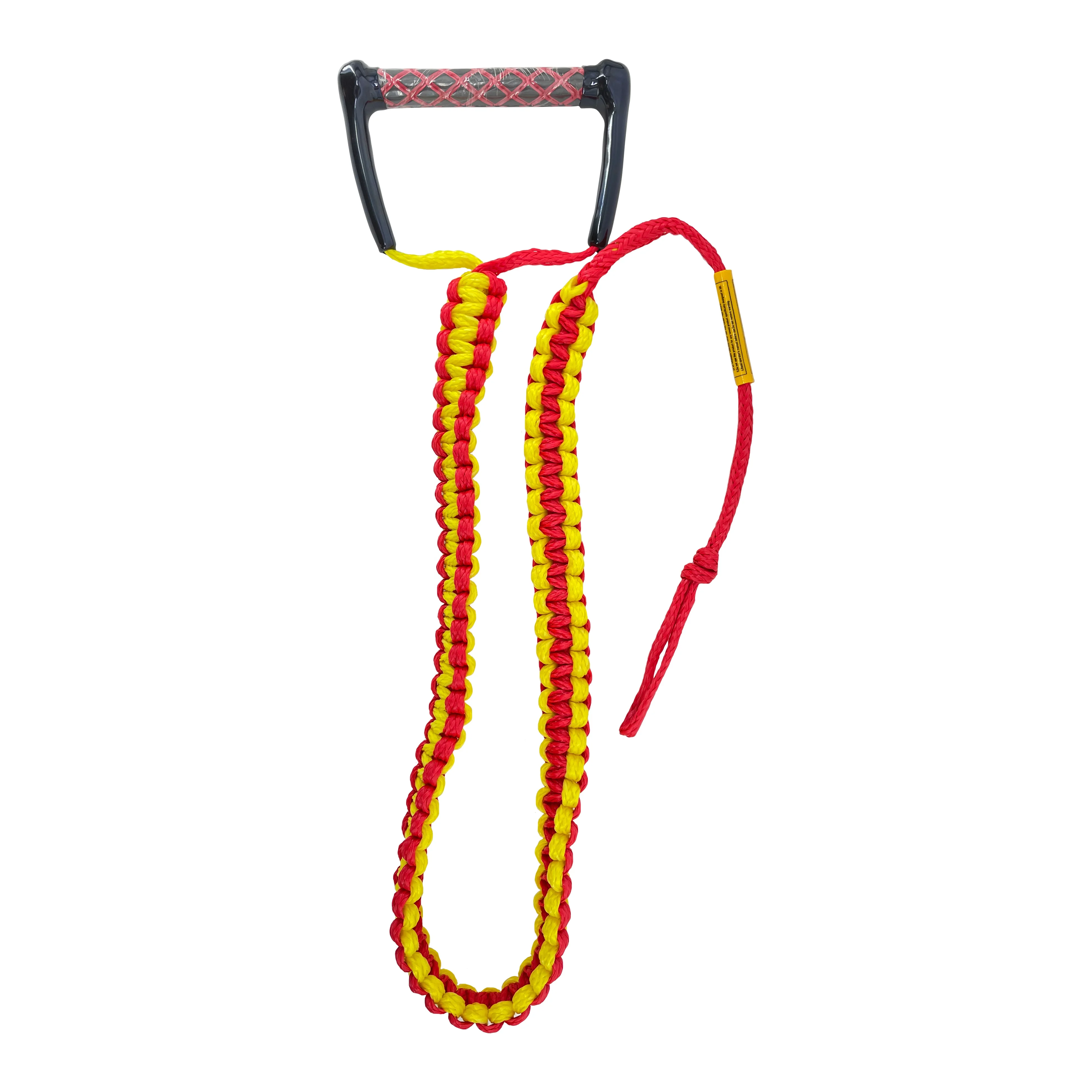 25ft 2200lbs WOVEN BRAIDED Water Ski Rope Traction for Boat Surfing Line Wakeboard Tow with 10In EVA Handle