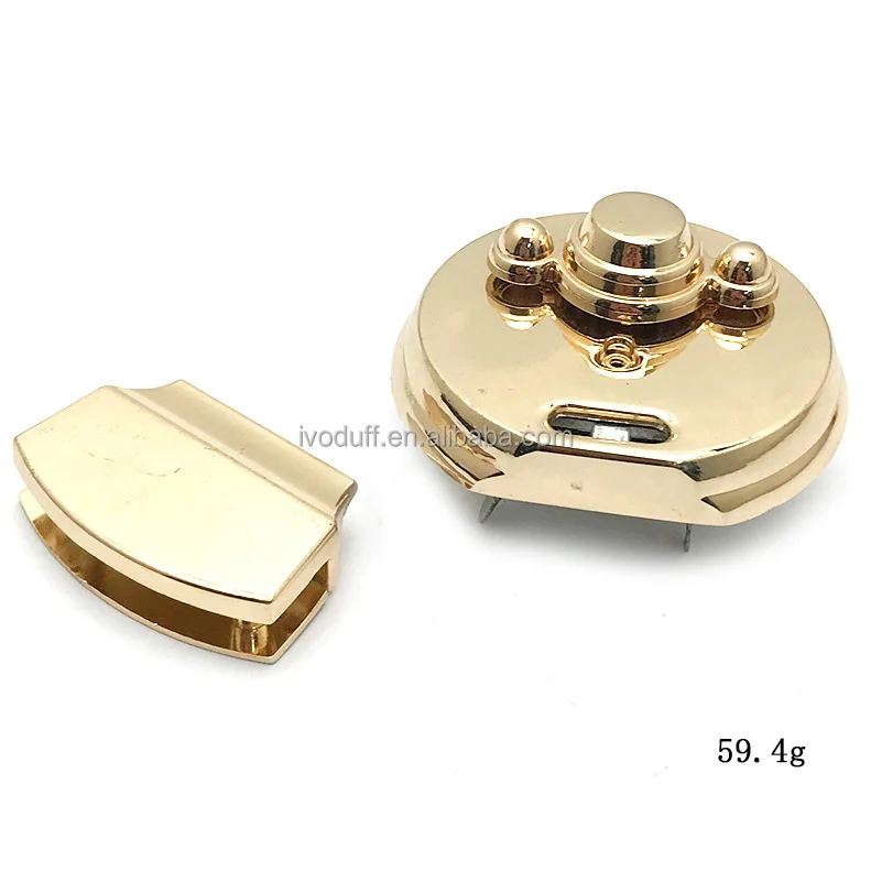 Handbag Lock Hardware Turn Lock Clasp Metal Twist Lock For Handbag