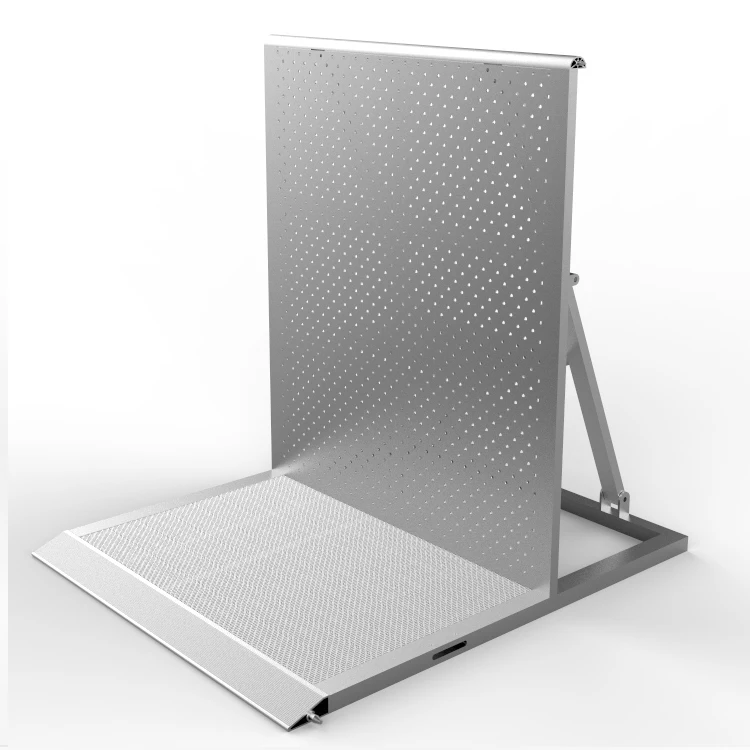 aluminum crowd control outdoor cafe barrier